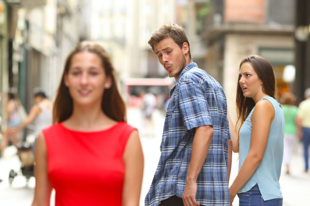 Distracted Boyfriend meme about Sourdough Sidekick