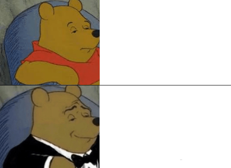 Tuxedo Winnie The Pooh meme about Sourdough Sidekick