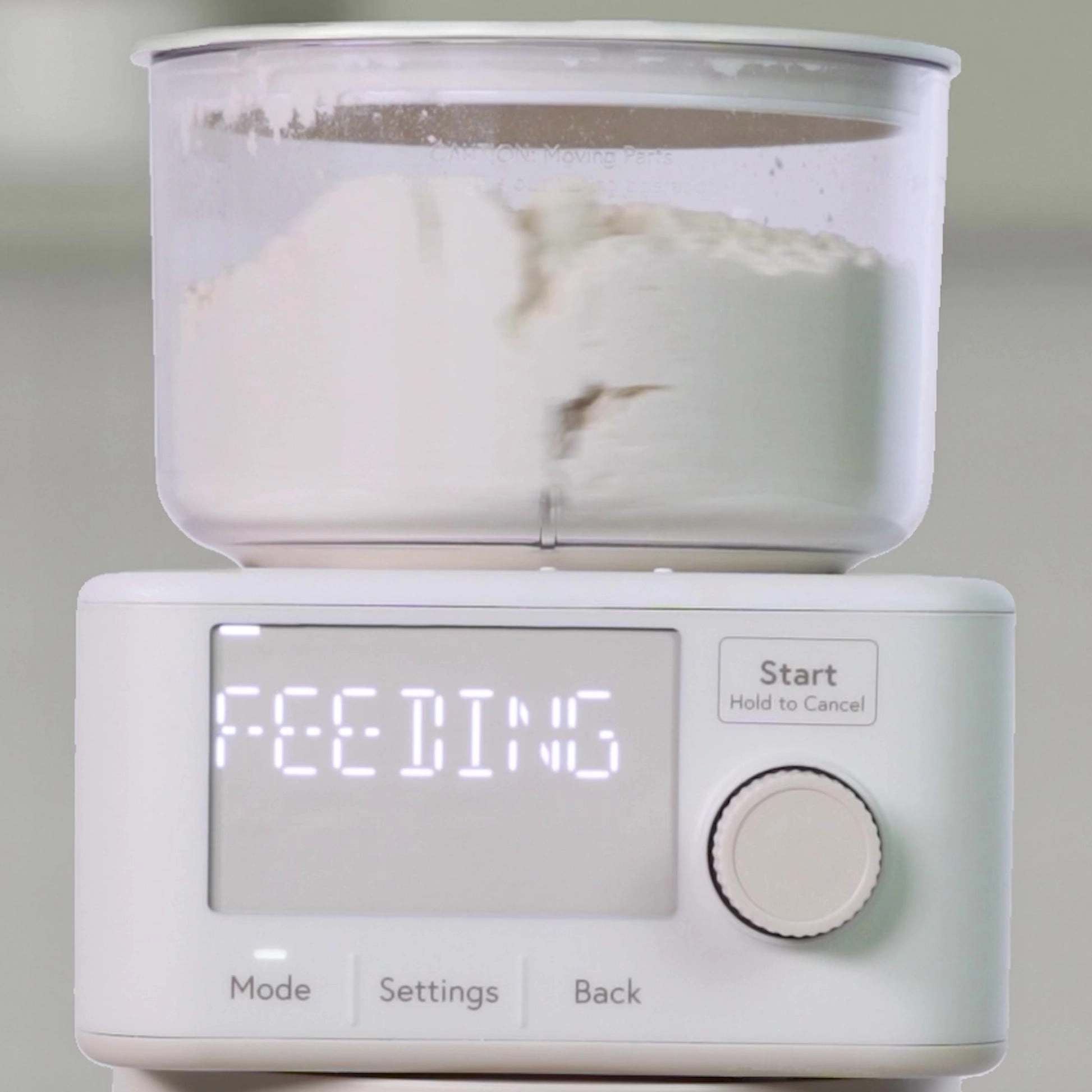 Short video showing Sourdough Sidekick automatically feed starter